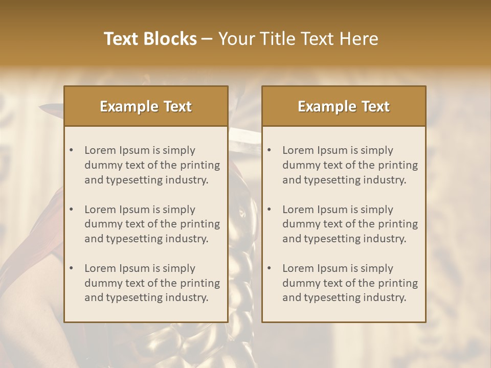 Serious Fighter Power PowerPoint Template