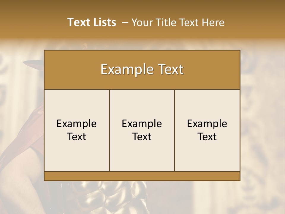 Serious Fighter Power PowerPoint Template
