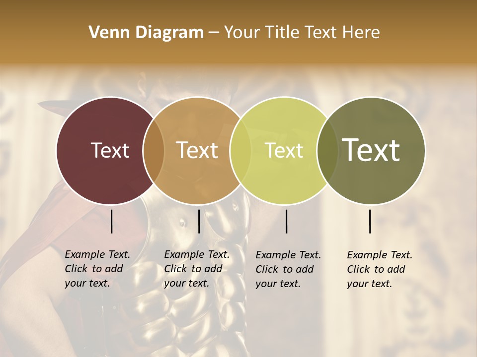 Serious Fighter Power PowerPoint Template