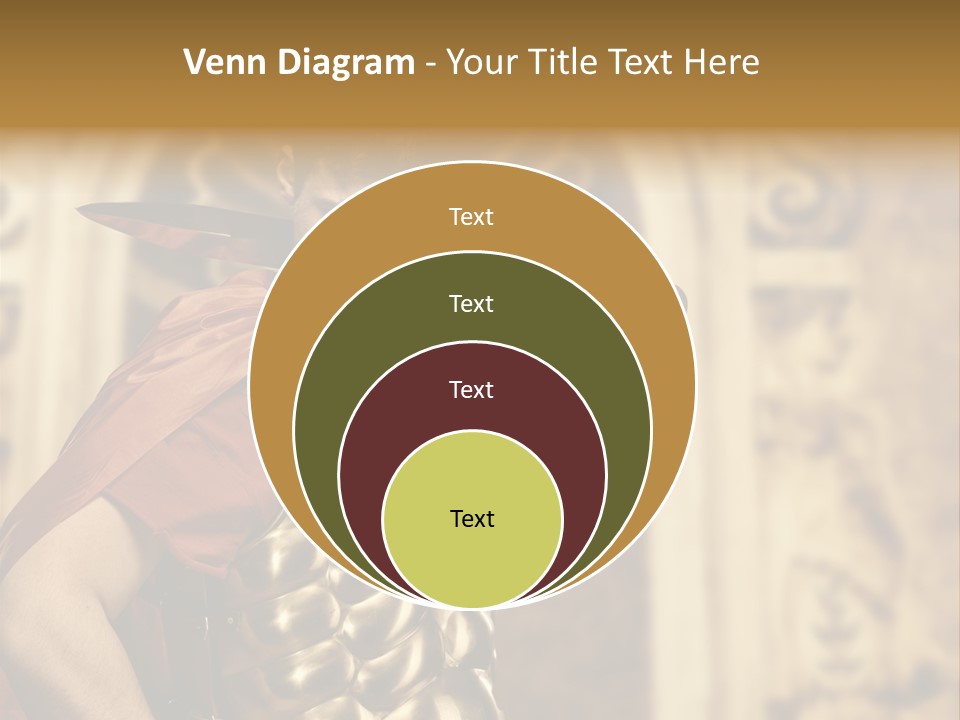 Serious Fighter Power PowerPoint Template