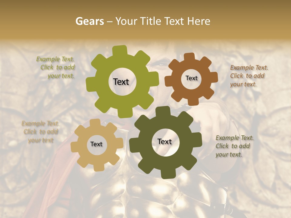 Thumb Red Man PowerPoint Template