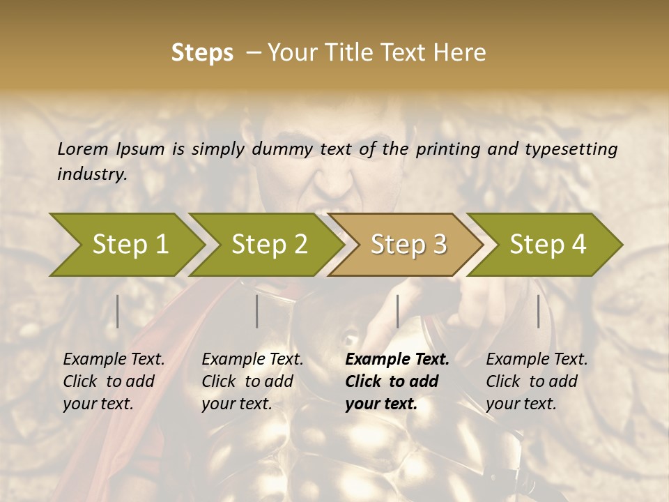 Thumb Red Man PowerPoint Template