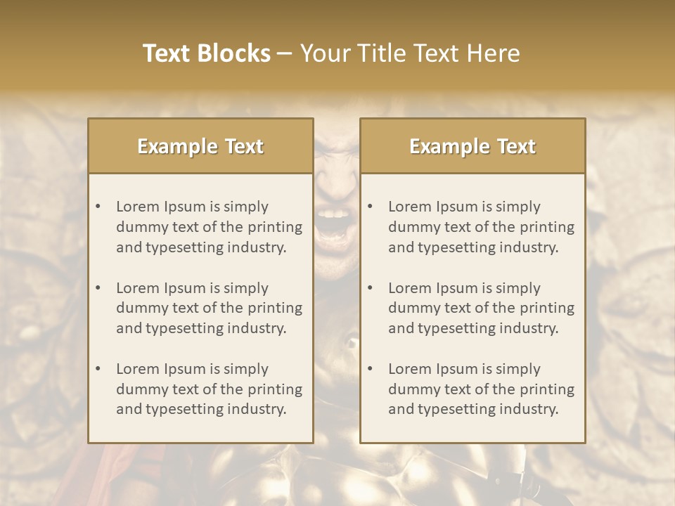 Thumb Red Man PowerPoint Template