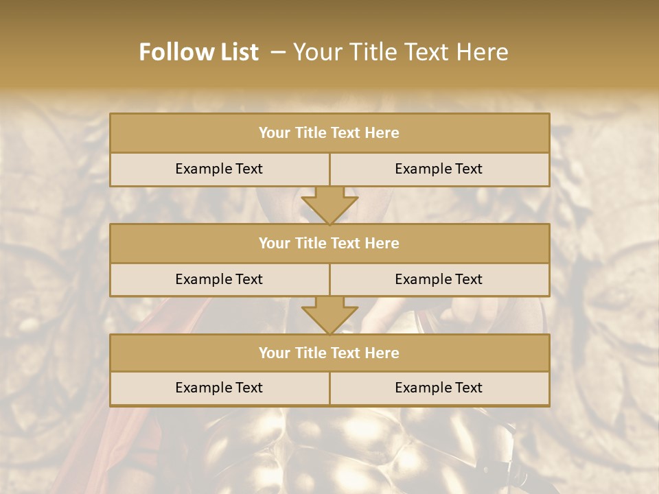 Thumb Red Man PowerPoint Template