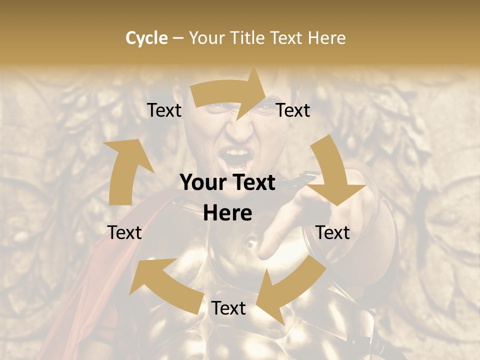 Thumb Red Man PowerPoint Template