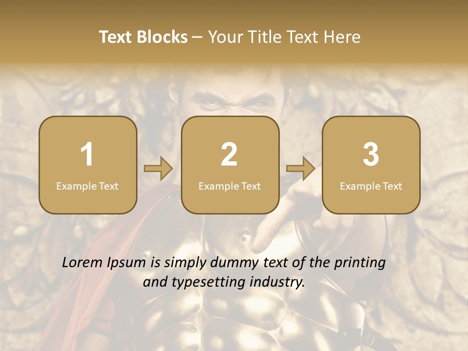 Thumb Red Man PowerPoint Template