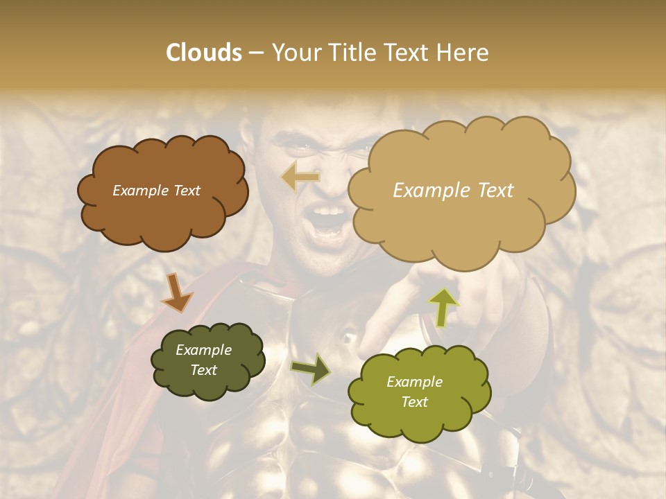 Thumb Red Man PowerPoint Template