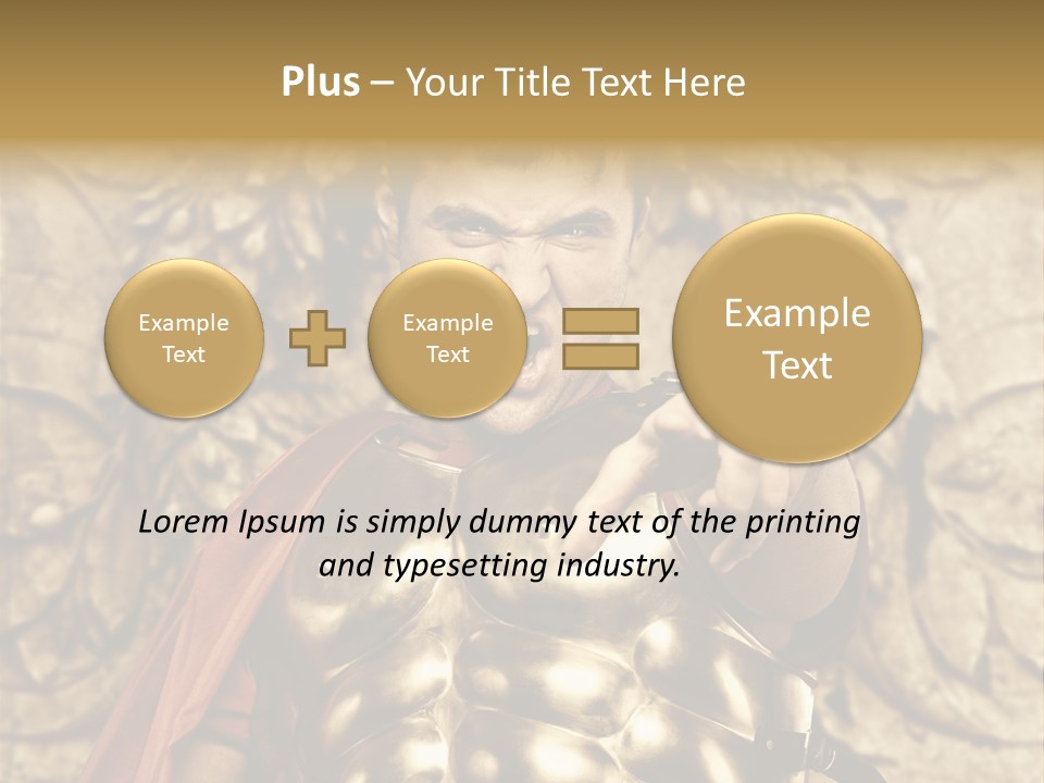 Thumb Red Man PowerPoint Template