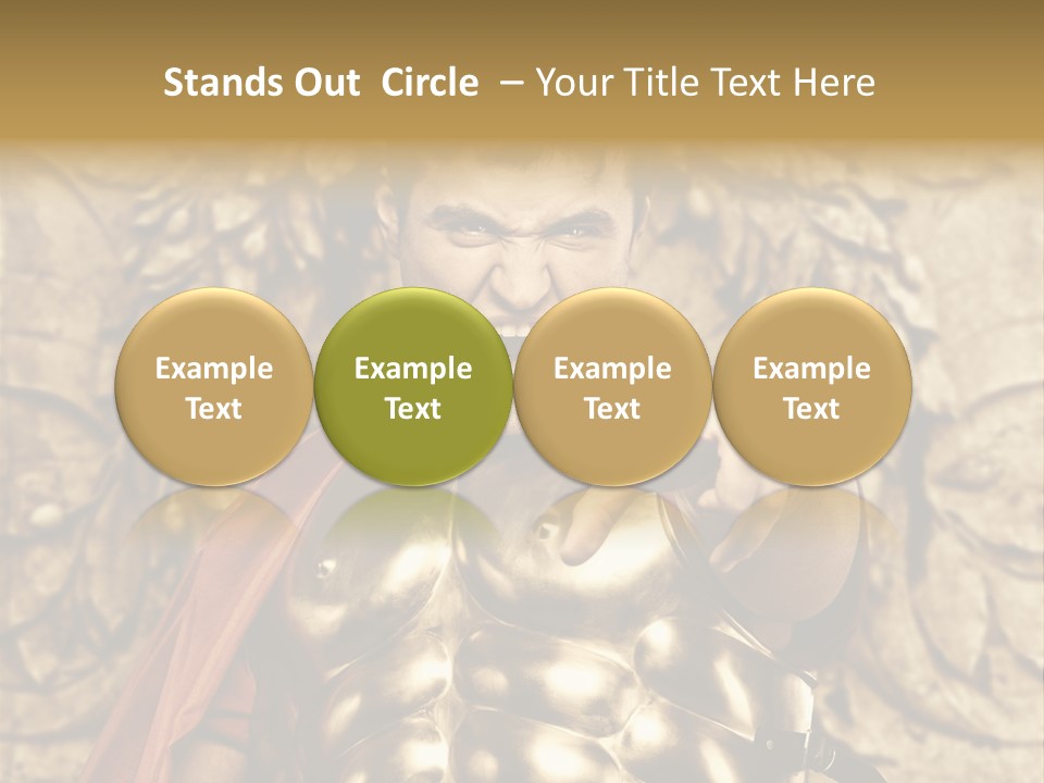 Thumb Red Man PowerPoint Template