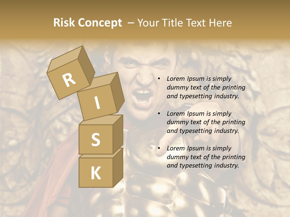 Thumb Red Man PowerPoint Template