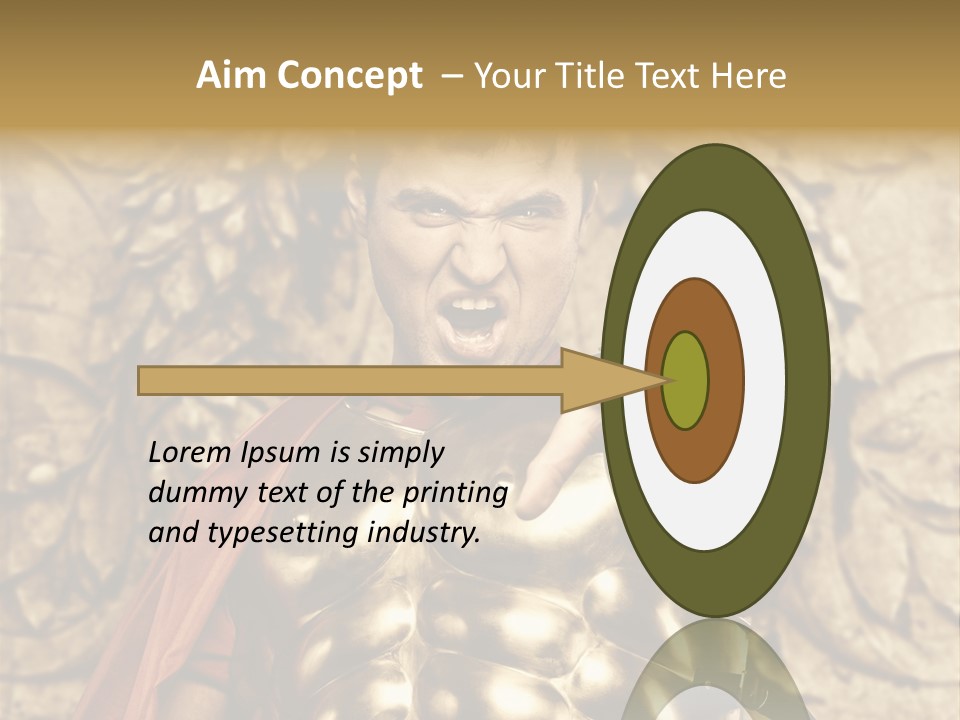 Thumb Red Man PowerPoint Template