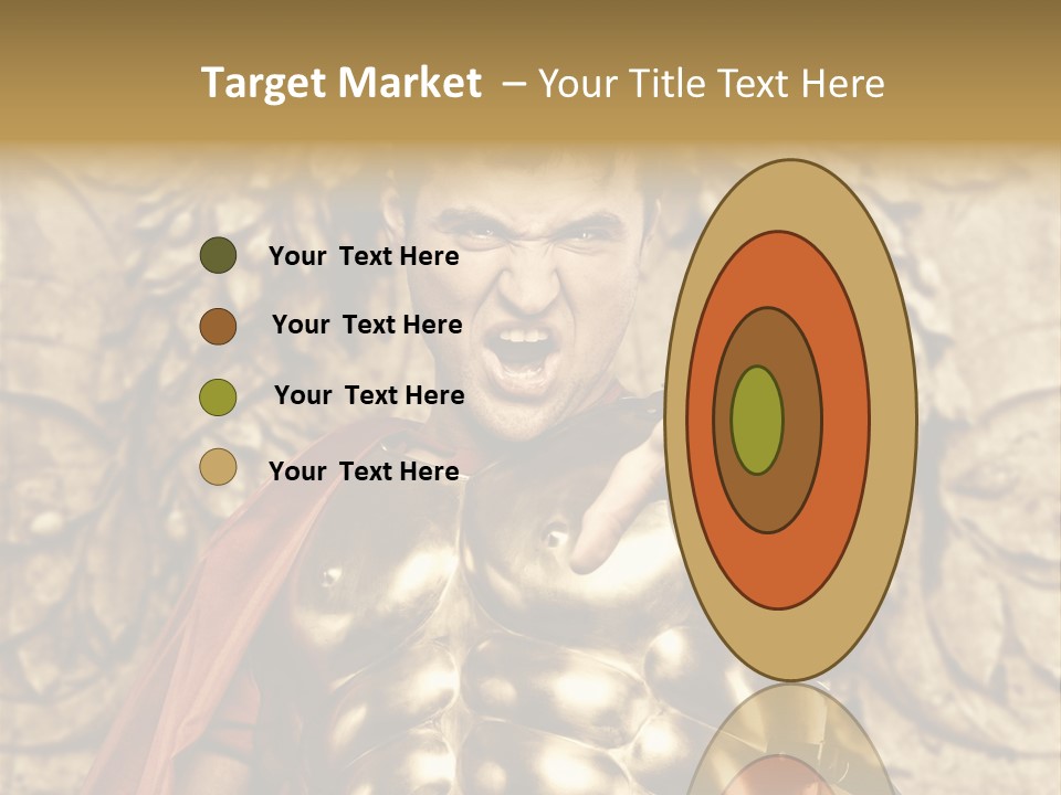 Thumb Red Man PowerPoint Template