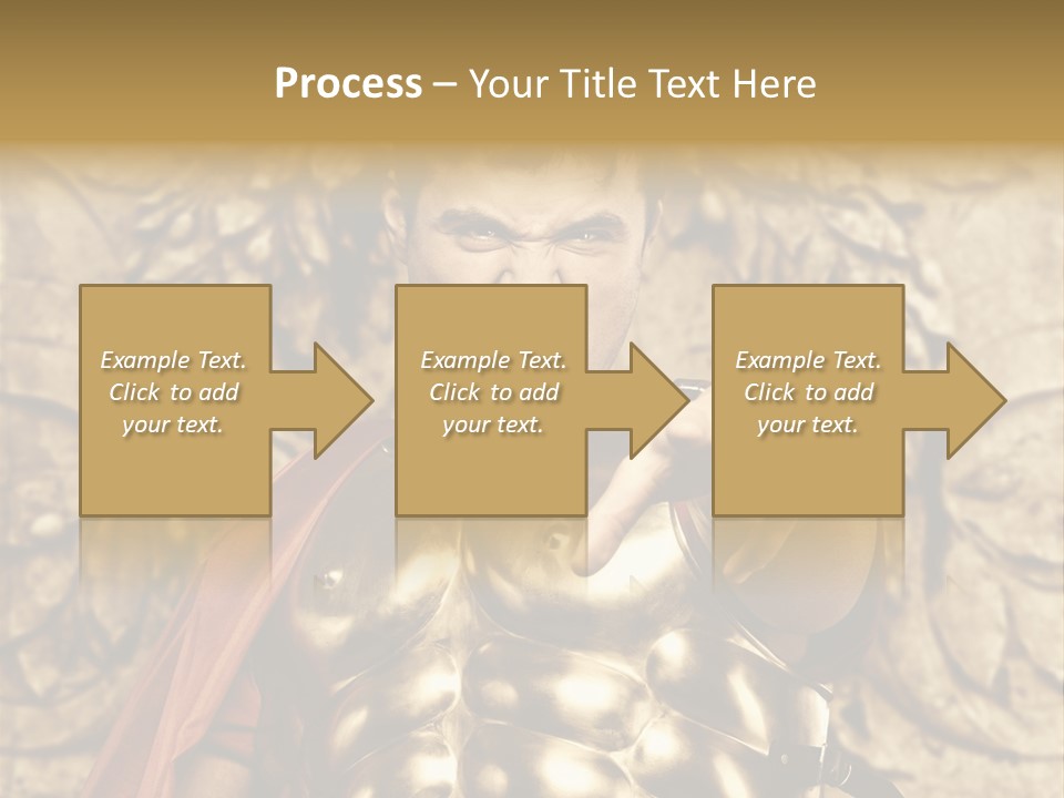 Thumb Red Man PowerPoint Template