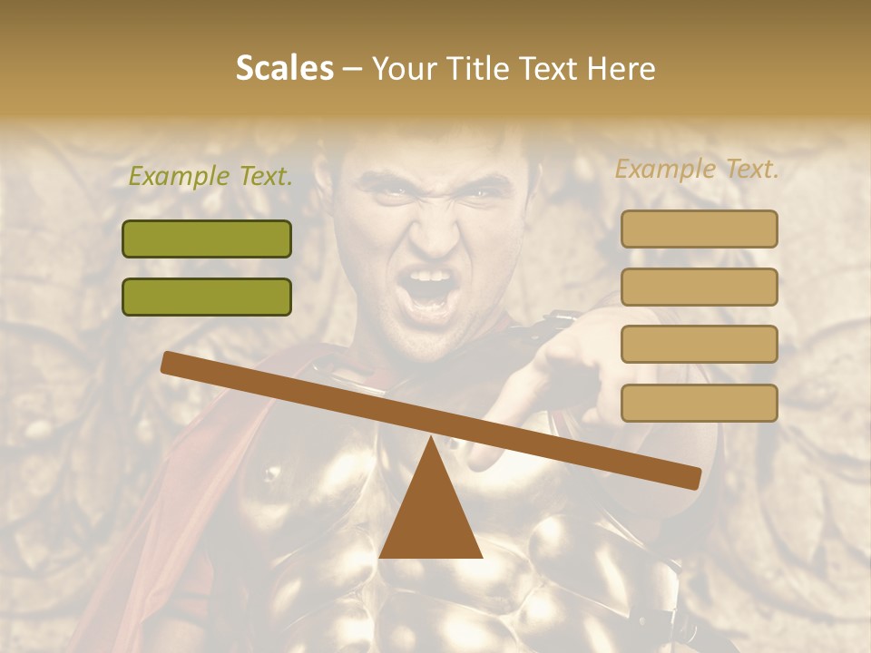 Thumb Red Man PowerPoint Template
