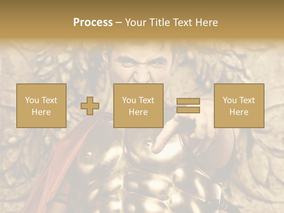 Thumb Red Man PowerPoint Template