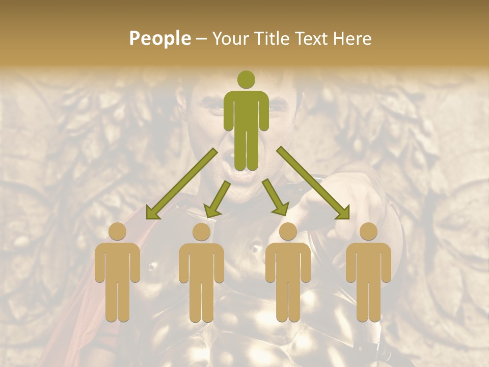 Thumb Red Man PowerPoint Template