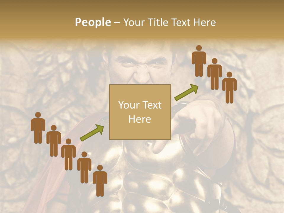 Thumb Red Man PowerPoint Template