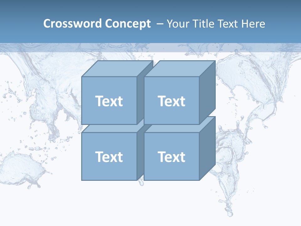 Wave Light Transparent PowerPoint Template