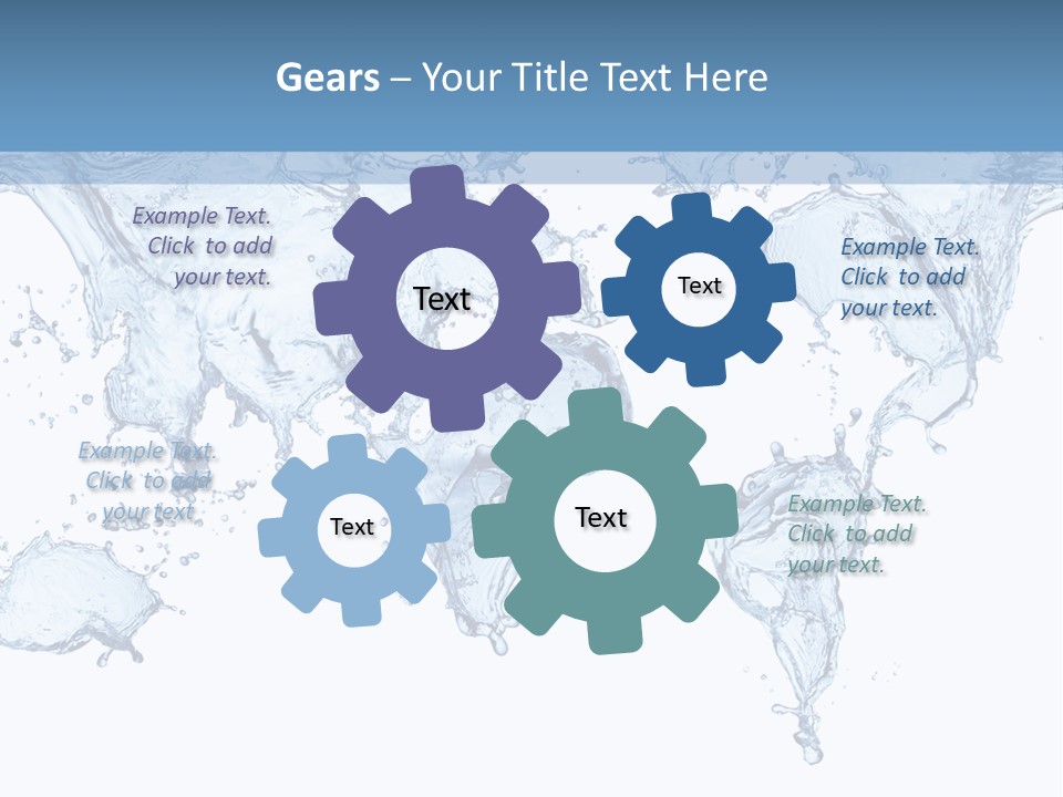 Wave Light Transparent PowerPoint Template