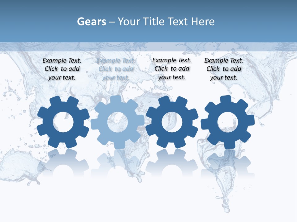 Wave Light Transparent PowerPoint Template