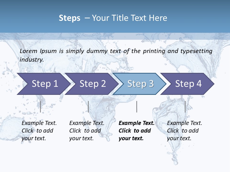 Wave Light Transparent PowerPoint Template
