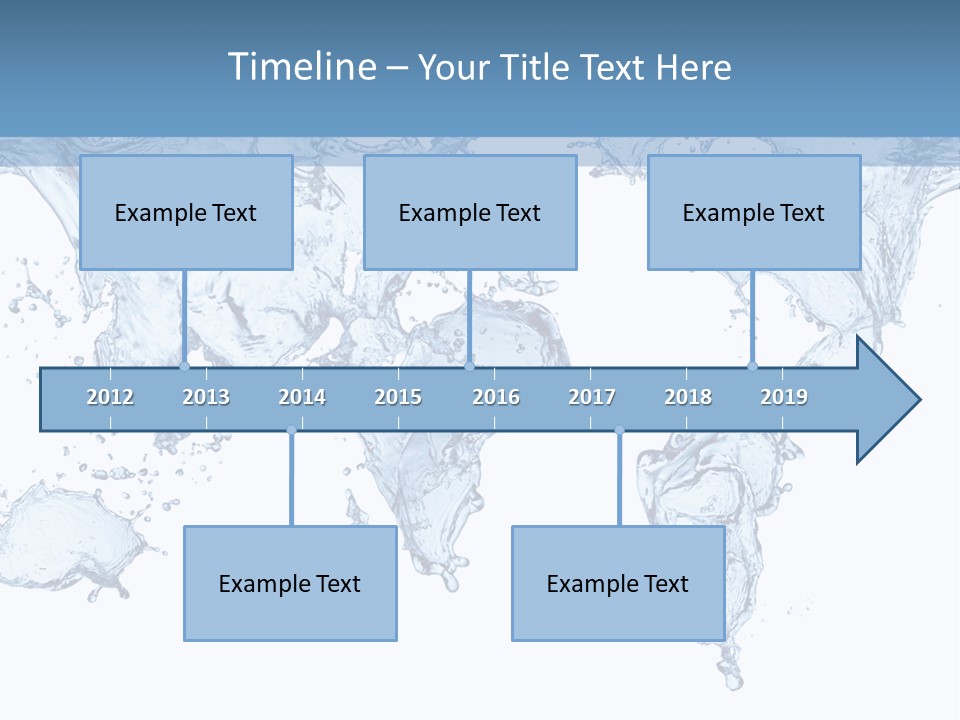 Wave Light Transparent PowerPoint Template