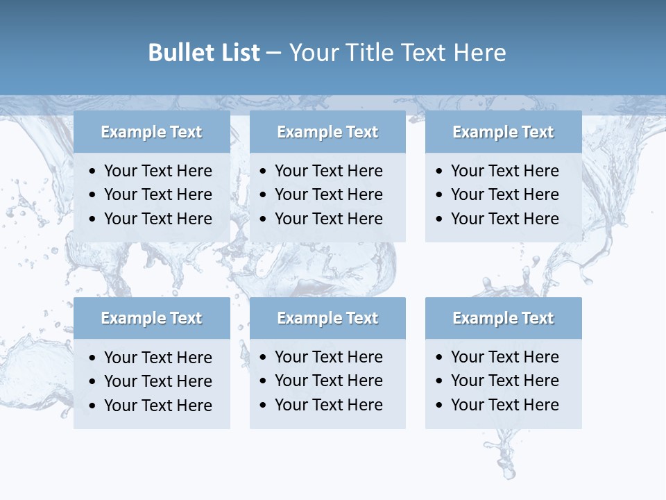 Wave Light Transparent PowerPoint Template
