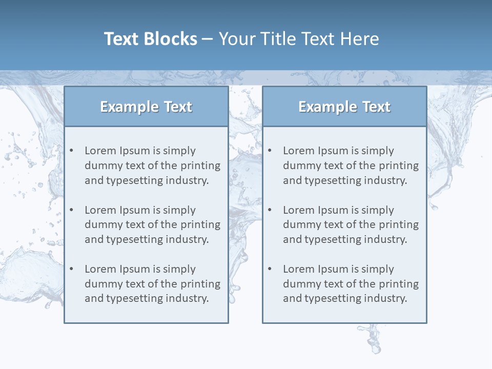 Wave Light Transparent PowerPoint Template