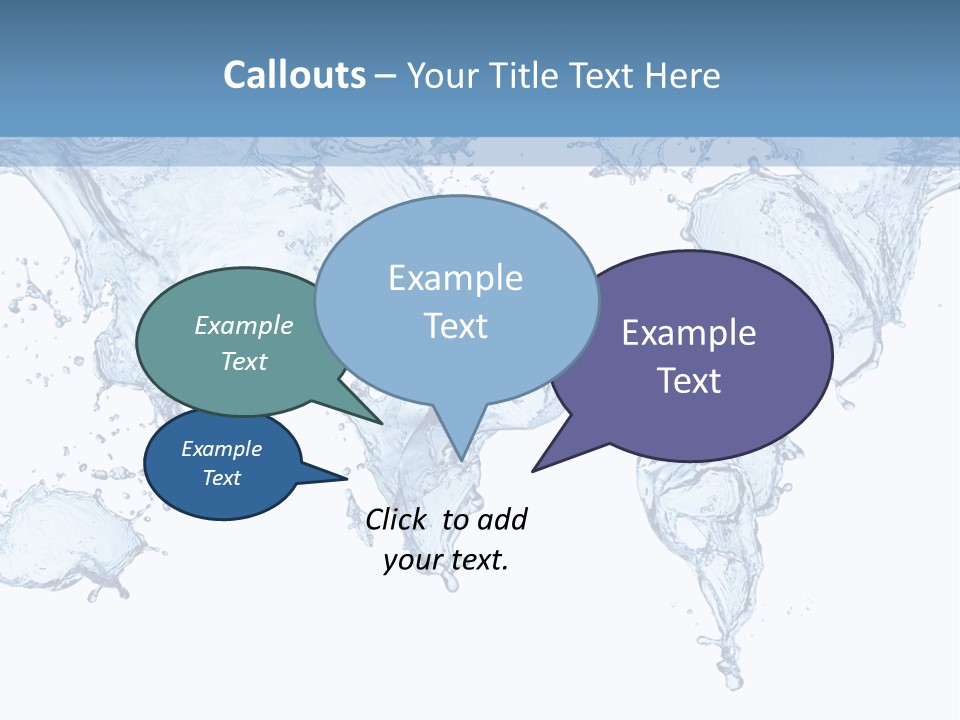 Wave Light Transparent PowerPoint Template