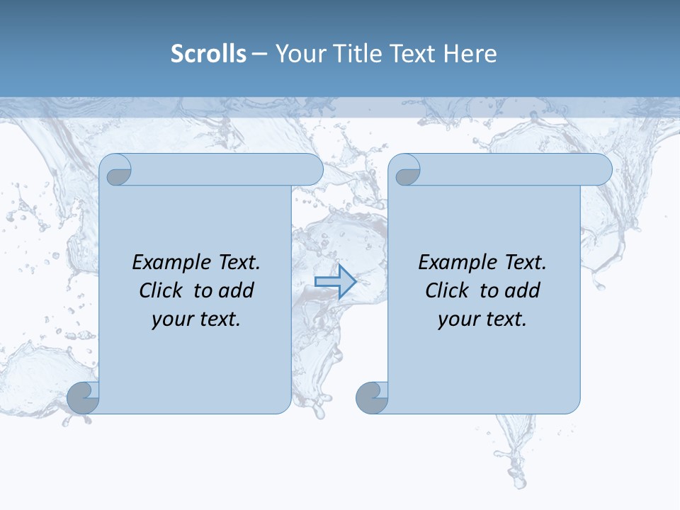 Wave Light Transparent PowerPoint Template