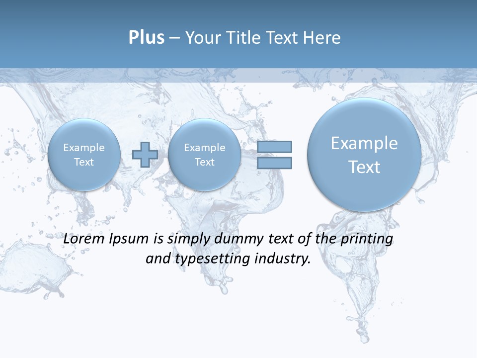 Wave Light Transparent PowerPoint Template
