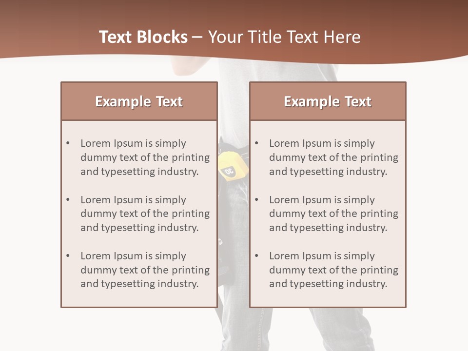 Foreman Man Employee PowerPoint Template