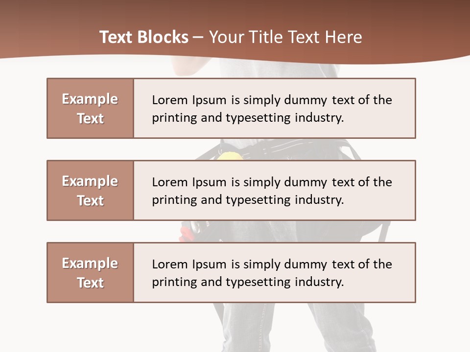 Foreman Man Employee PowerPoint Template