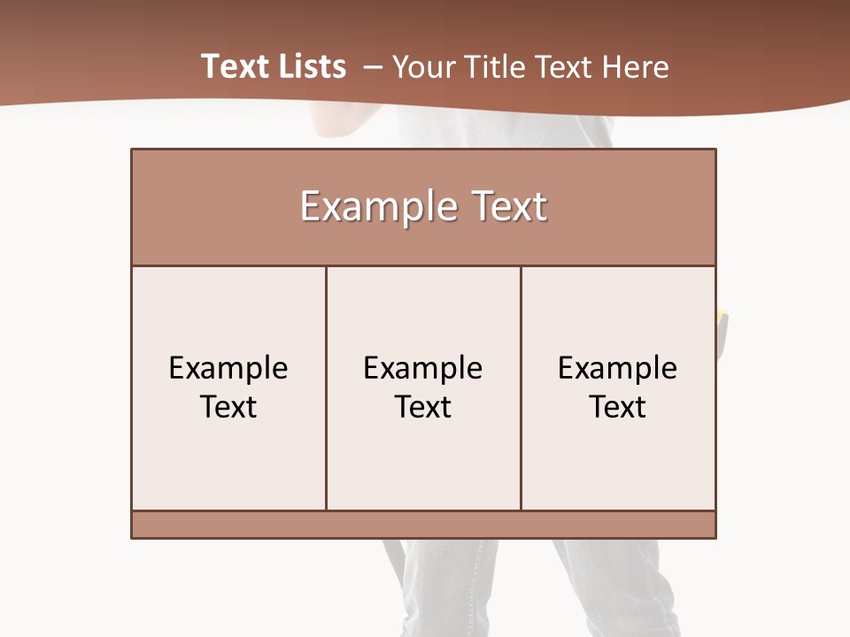 Foreman Man Employee PowerPoint Template