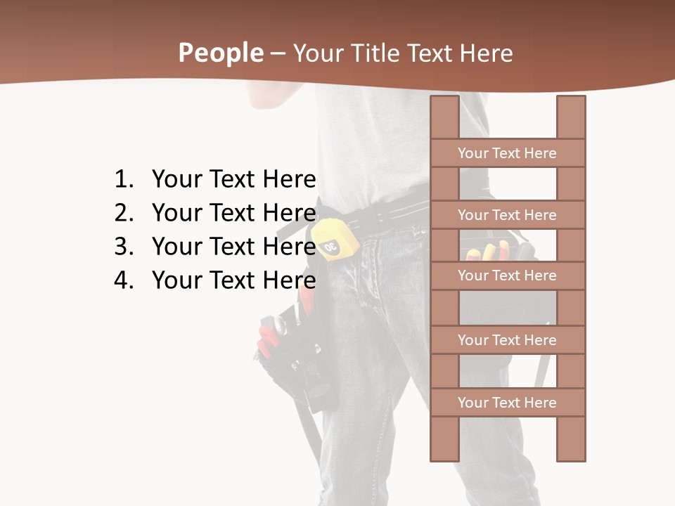 Foreman Man Employee PowerPoint Template