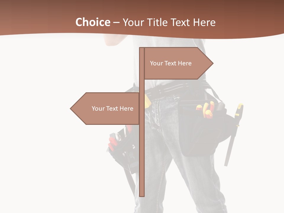 Foreman Man Employee PowerPoint Template