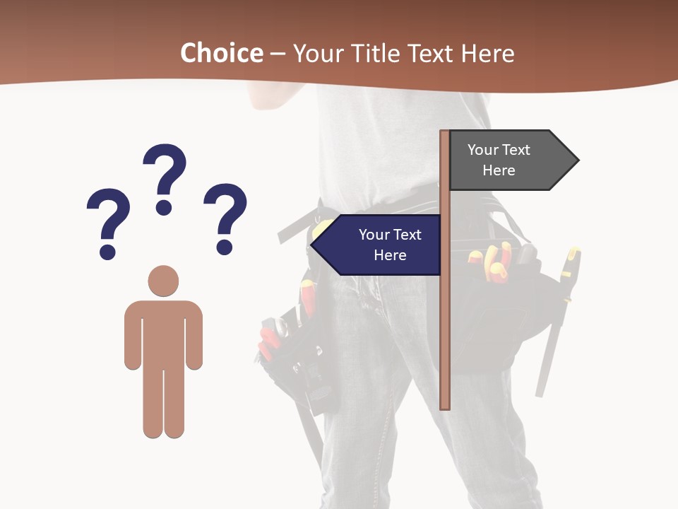 Foreman Man Employee PowerPoint Template