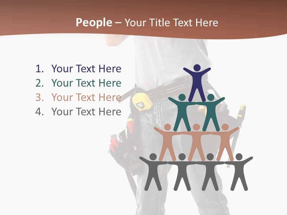 Foreman Man Employee PowerPoint Template
