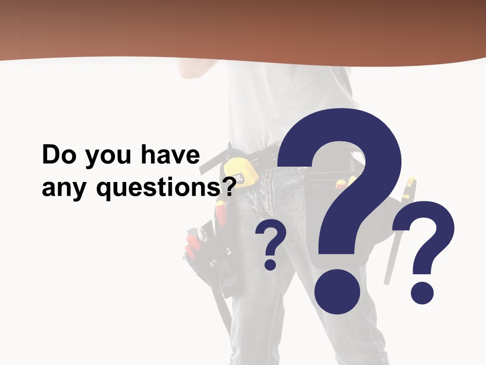 Foreman Man Employee PowerPoint Template