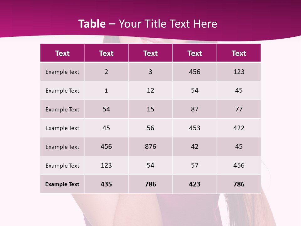 View Face  PowerPoint Template