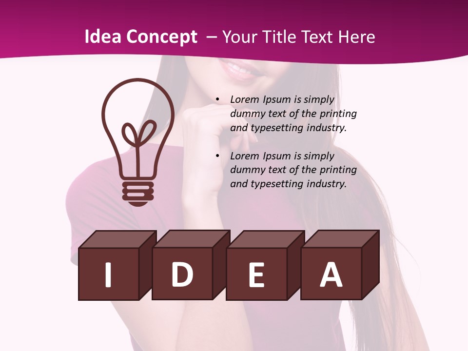 View Face  PowerPoint Template