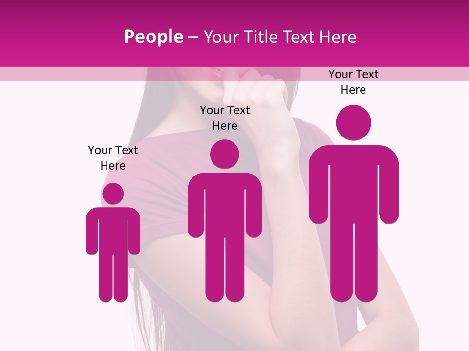 Long People Look PowerPoint Template