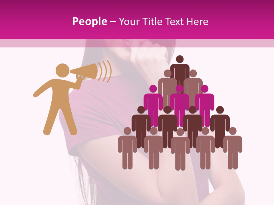 Long People Look PowerPoint Template