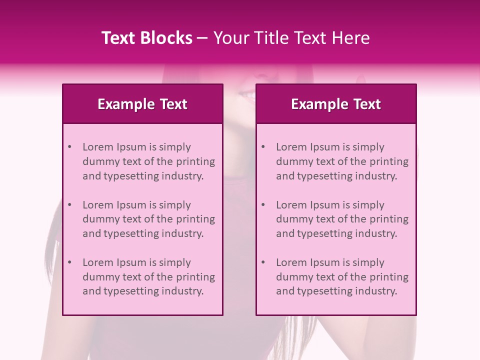People Content Toothy PowerPoint Template