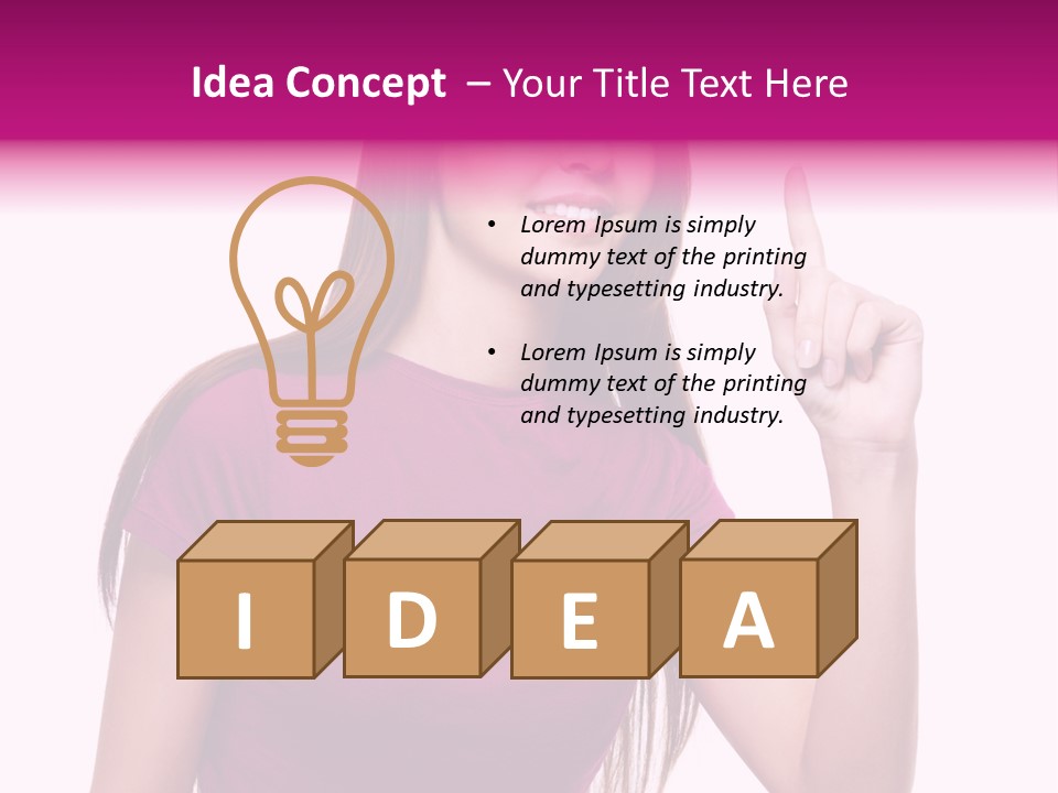 People Content Toothy PowerPoint Template