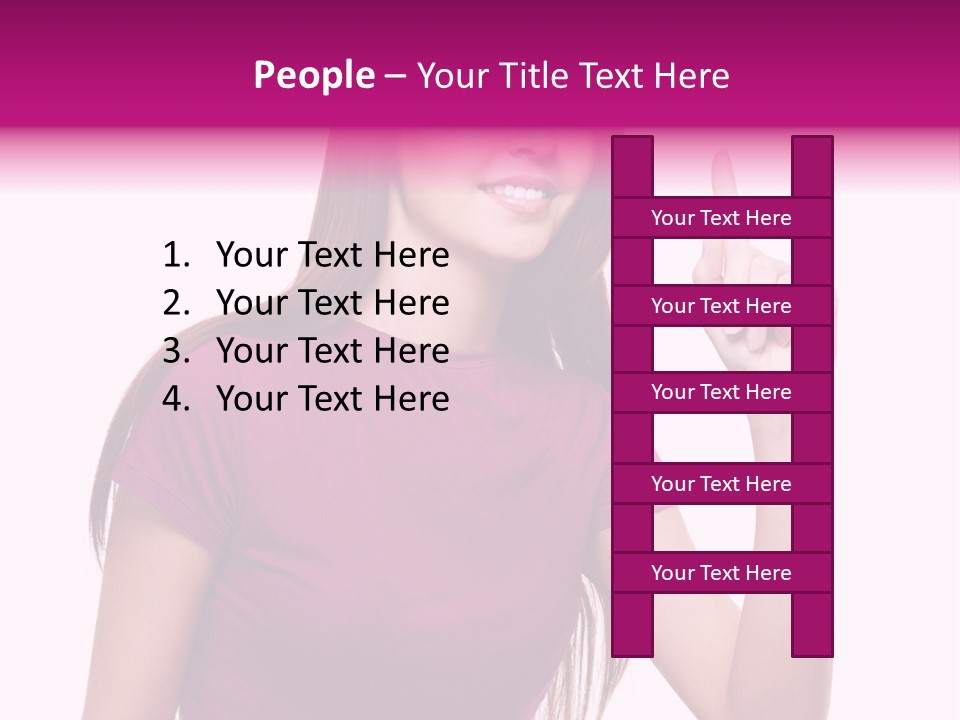 People Content Toothy PowerPoint Template