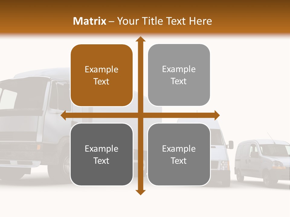 Road Business Transporter PowerPoint Template