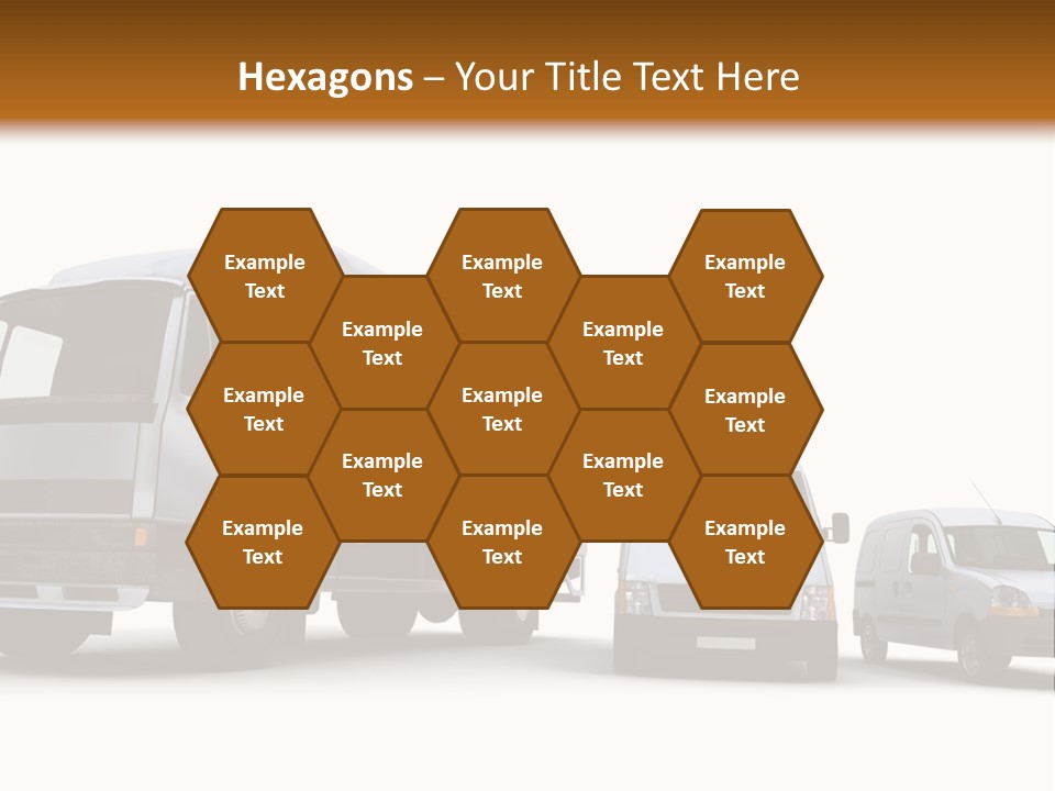 Road Business Transporter PowerPoint Template