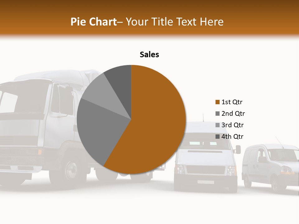 Road Business Transporter PowerPoint Template