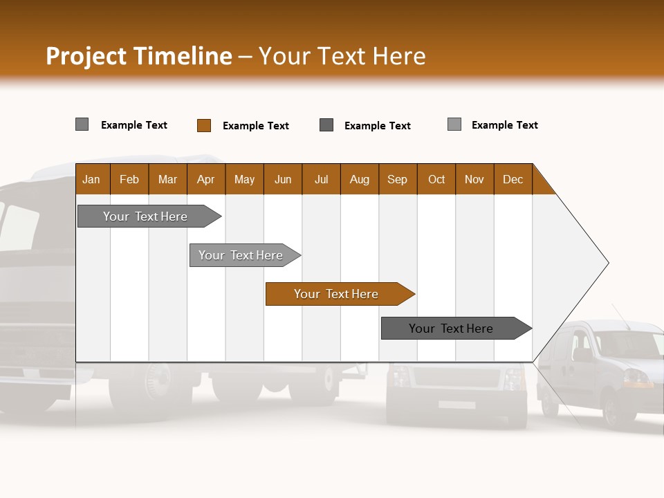 Road Business Transporter PowerPoint Template